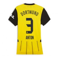 Borussia Dortmund Waldemar Anton #3 Hemmatröja Kvinnor 2024-25 Korta ärmar